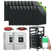Eco-Worthy | Complete Off-Grid Solar Panel Kit | 2*5KW 120V/240V Output | 20.48kWh Lithium Battery