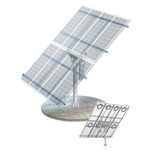Eco-Worthy | Dual Axis Solar Tracker with Controller – Boosts Power by 40%