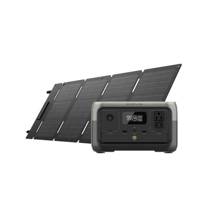 EcoFlow US Solar Panels RIVER 2 + 45W EcoFlow 45W Portable Solar Panel