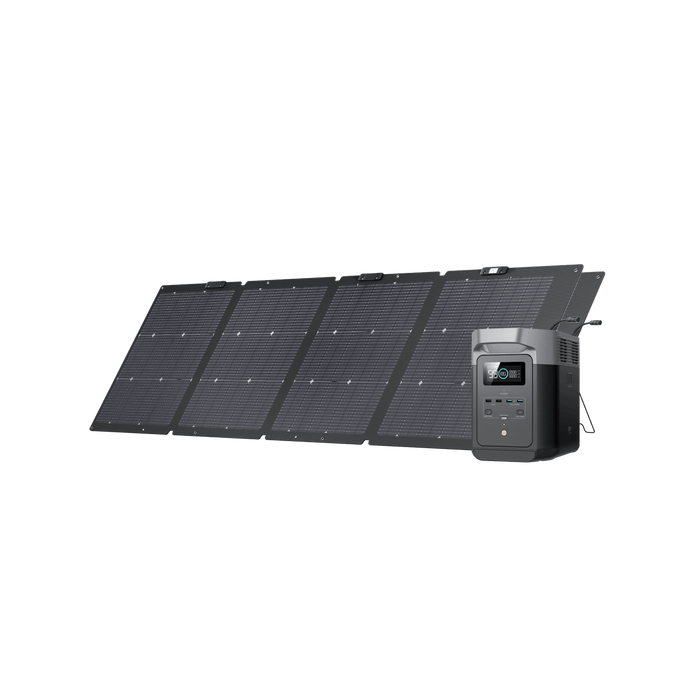 EcoFlow | DELTA 2 Portable Power Station + 220W Solar Panel + Free DELTA 2 Bag