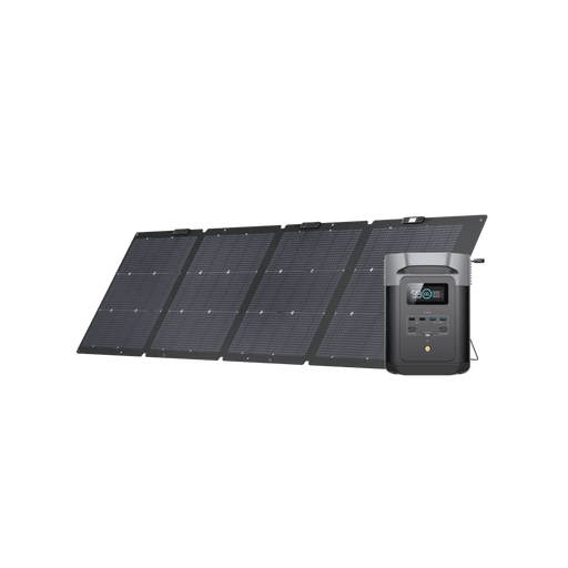 EcoFlow | DELTA 2 Portable Power Station + 220W Solar Panel + Free DELTA 2 Bag