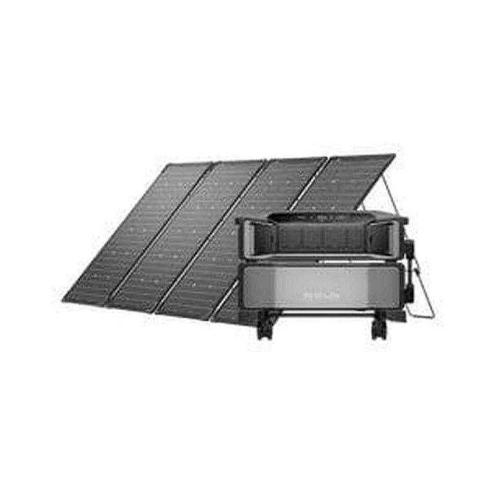 EcoFlow US Solar Panels DELTA PRO Ultra + 125W x 4 Bifacial Modular Solar Panel EcoFlow 125W Bifacial Modular Solar Panel (500W, 4-piece kit)