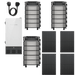 EcoFlow | DELTA Pro Ultra Whole-Home Backup Power System Kit | 7,200W Output / 6kWh-90kWh Capacity | 5.6kW-16.8kW Solar Input | 5-Year Warranty