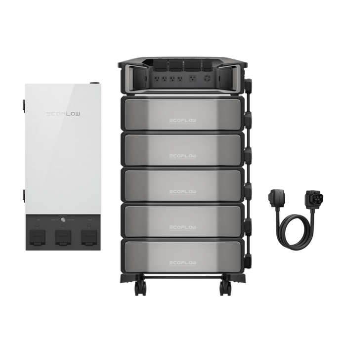 EcoFlow | DELTA Pro Ultra Whole-Home Backup Power System Kit | 7,200W Output / 6kWh-90kWh Capacity | 5.6kW-16.8kW Solar Input | 5-Year Warranty