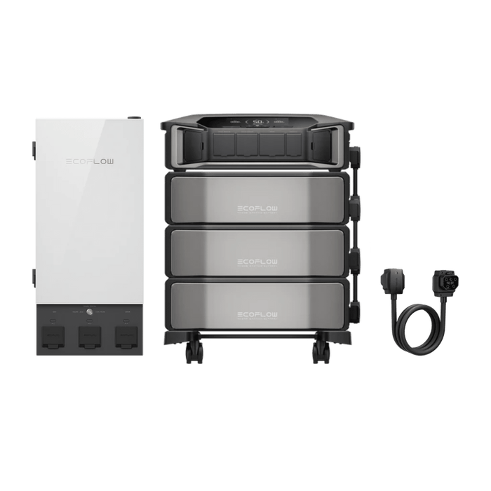 EcoFlow | DELTA Pro Ultra Whole-Home Backup Power System Kit | 7,200W Output / 6kWh-90kWh Capacity | 5.6kW-16.8kW Solar Input | 5-Year Warranty