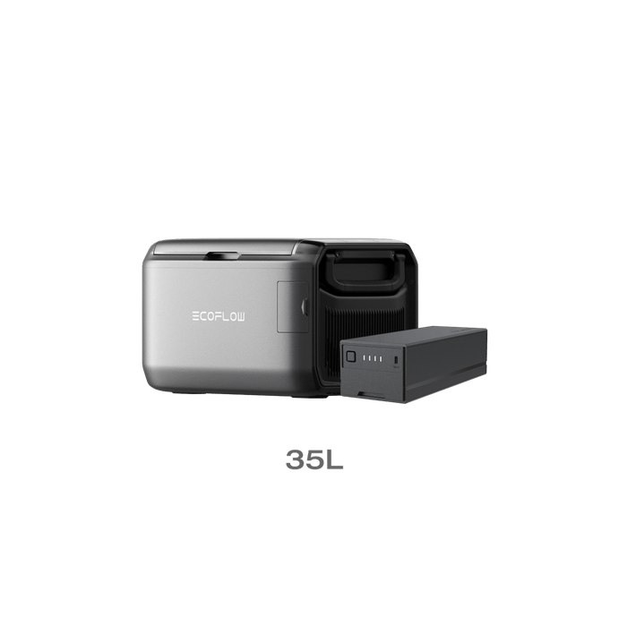 EcoFlow | GLACIER Classic 35L Portable Refrigerator with Plug-In Battery