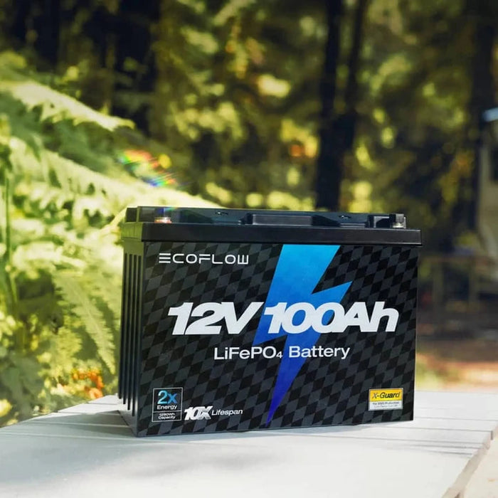 EcoFlow | Lithium 12V 100Ah Deep Cycle LiFePO4 Battery