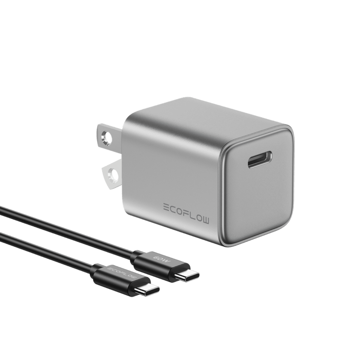 EcoFlow | RAPID 30W GaN Charger with 60W Cable