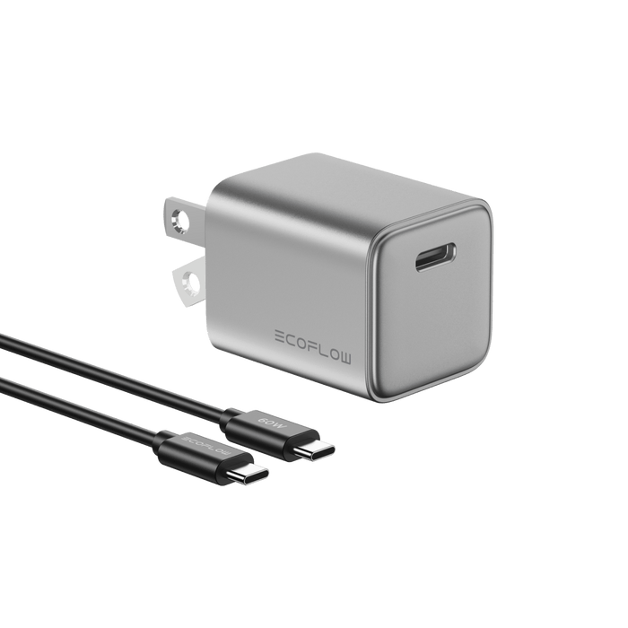 EcoFlow Accessory EcoFlow RAPID 30W GaN Charger with 60W Cable EcoFlow RAPID 30W GaN Charger with 60W Cable