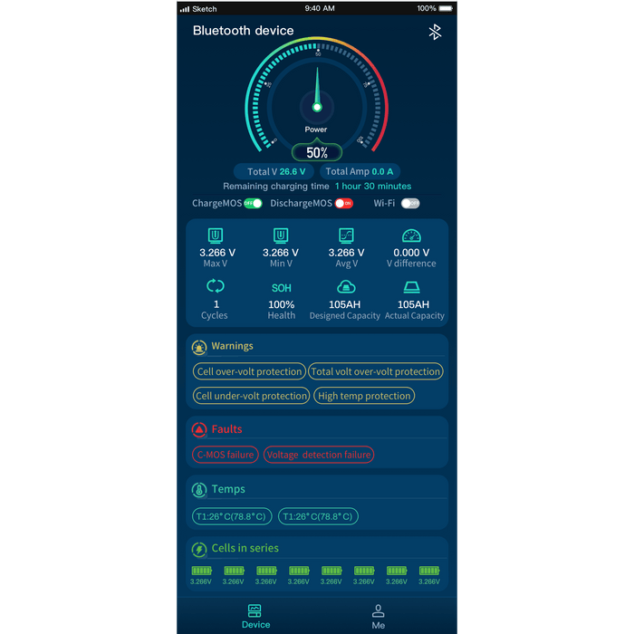 Epoch | 12V 100Ah Marine Battery - Lithium Trolling Motor Battery