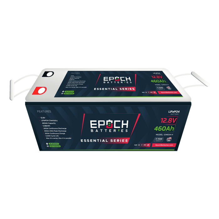 Epoch | 12V 460Ah | Heated & Bluetooth | LiFePO4 Battery Essentials | PRE-ORDER | ETA JUNE 30