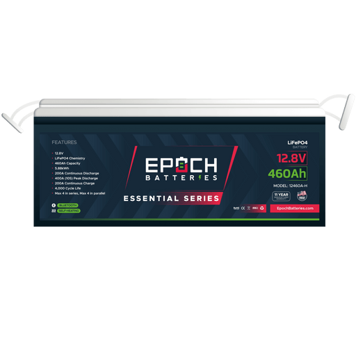 Epoch | 12V 460Ah | Heated & Bluetooth | LiFePO4 Battery Essentials | PRE-ORDER | ETA JUNE 30