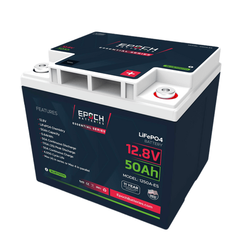 Epoch | 12V 50Ah | Bluetooth | LiFePO4 Battery - Epoch Essentials