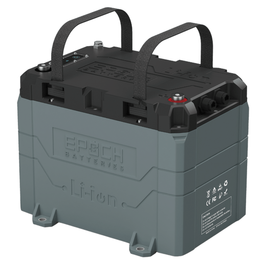 Epoch Batteries | 24V 100Ah LiFePO4 Lithium Battery Bluetooth, Heating, Waterproof