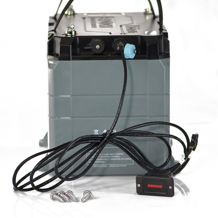 Epoch Batteries | 36V 100Ah LiFePO4 Lithium Battery Bluetooth, Heating, Waterproof