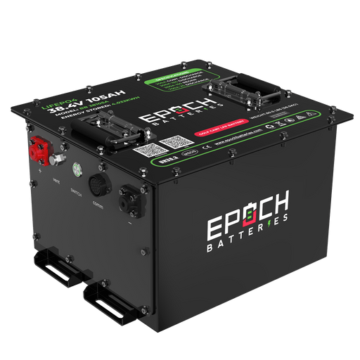 Epoch Batteries | 36V 105Ah LiMax Series LiFePO4 Golf Cart Battery Complete Kit