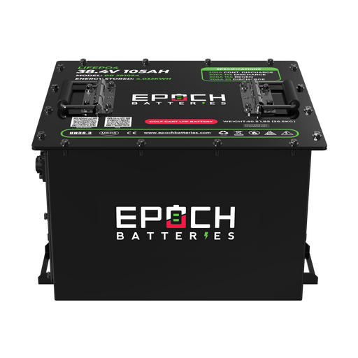 Epoch Batteries | 36V 105Ah LiMax Series LiFePO4 Golf Cart Battery Complete Kit image 5