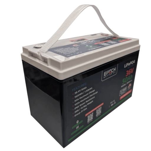 Epoch Batteries | 36V 50Ah - Group 31 - Bluetooth Heating IP54 Waterproof