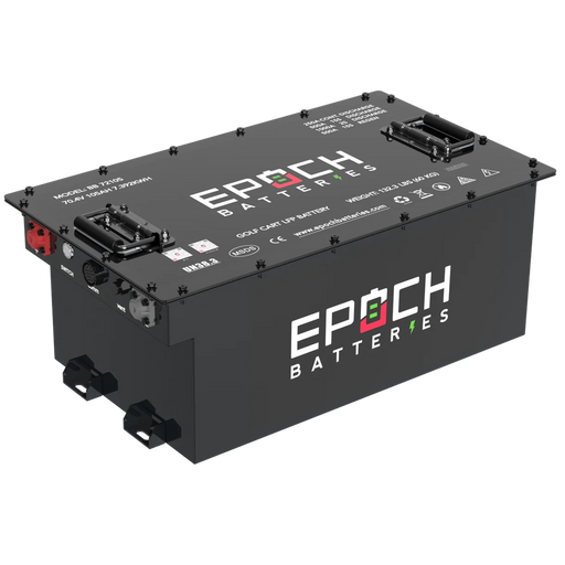 Epoch Batteries | 70.4V 72V 105ah Lithium LiFePO4 Golf Cart Battery - Complete Kit PREORDER