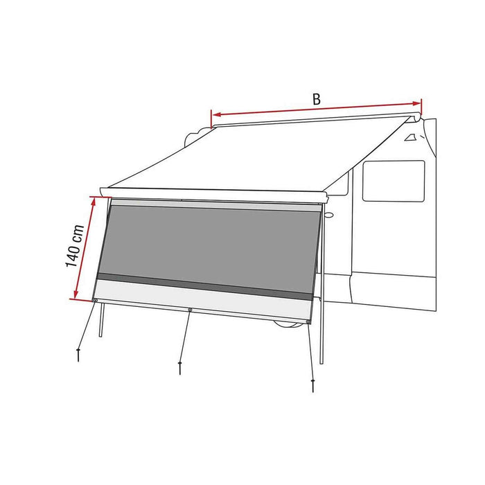 Fiamma | Blocker Awning Sun Shade for F35, F45, F65 & F80 Systems