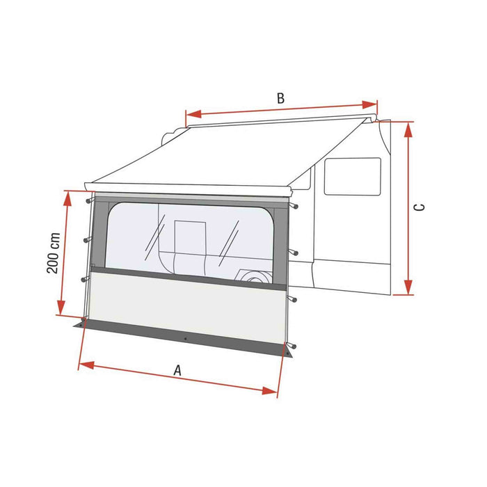 Fiamma | Blocker Pro Privacy Shade for F35, F45, F65 & F80 Awnings