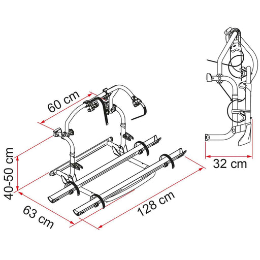 Fiamma | Carry-Bike Pro C Rear Bike Rack for RVs and Motorhomes