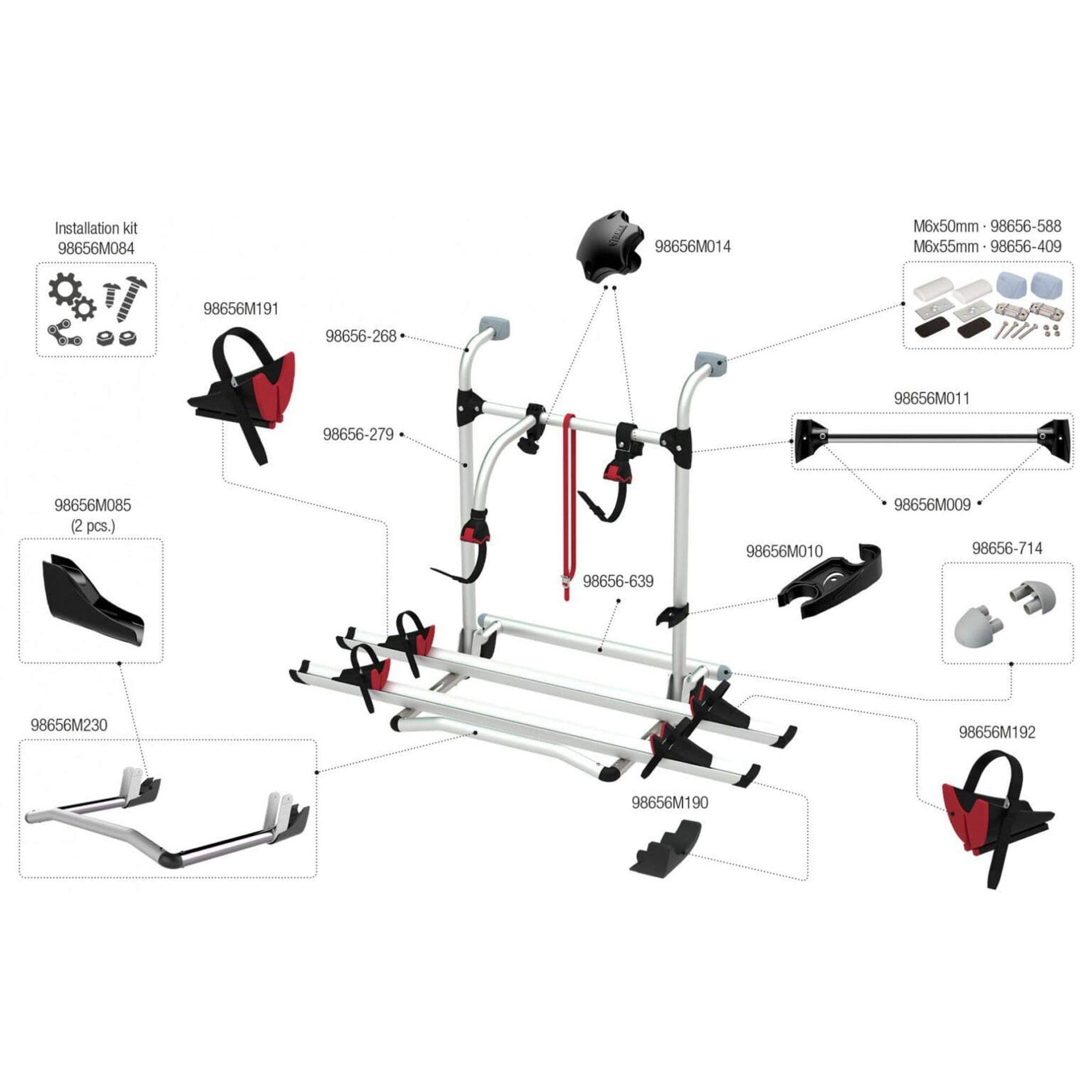 Fiamma | Carry-Bike Pro E-Bike Rear Bike Rack for RVs and Motorhomes ...