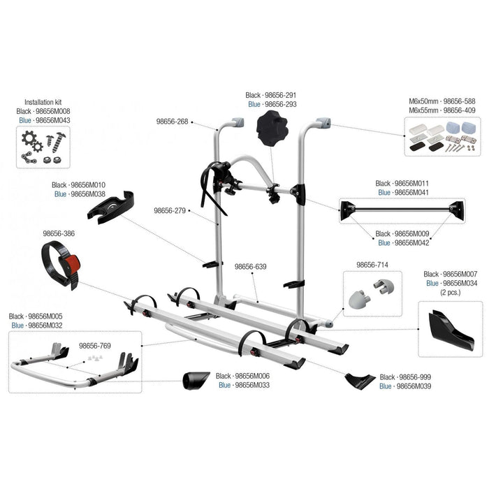 Fiamma | Carry-Bike Pro Rear Bike Rack for RVs and Motorhomes