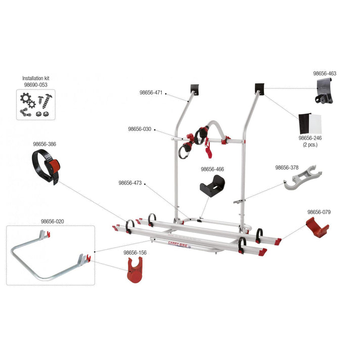 Fiamma | Carry-Bike Vanagon VW T3 Rear Bike Rack