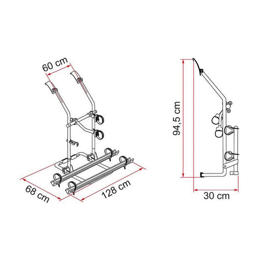 Fiamma | Carry-Bike Vanagon VW T3 Rear Bike Rack