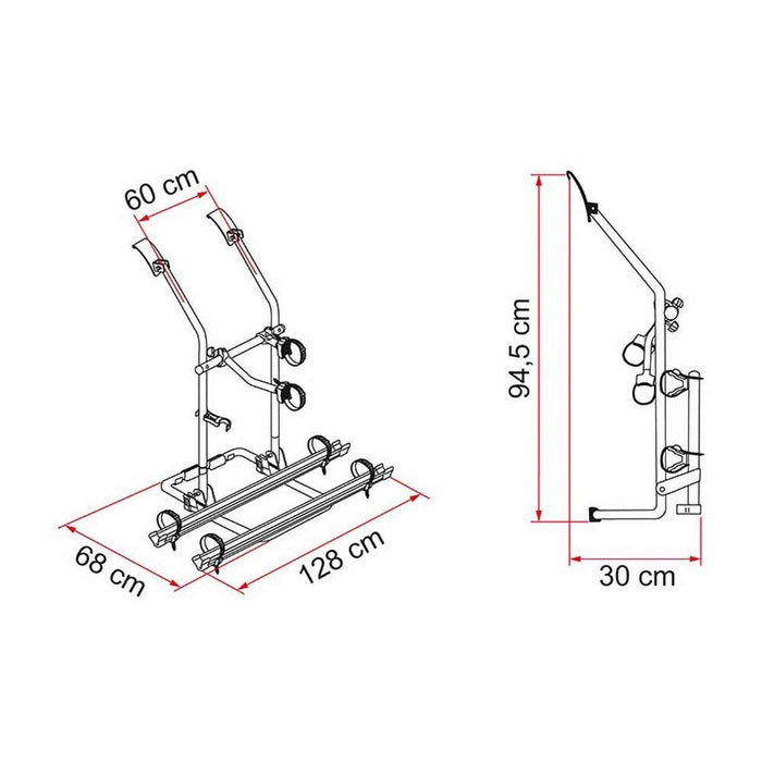 Fiamma | Carry-Bike Vanagon VW T3 Rear Bike Rack