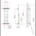 Fiamma | Deluxe Rear Door Ladder for Mercedes Sprinter Vans