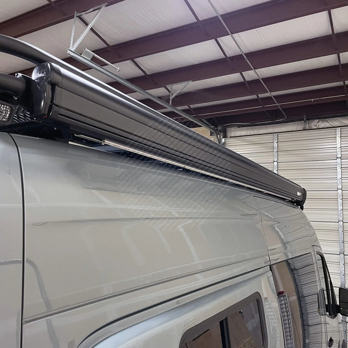 Fiamma | F45 S Wall Mount Awning with Winch Crank and Support Legs