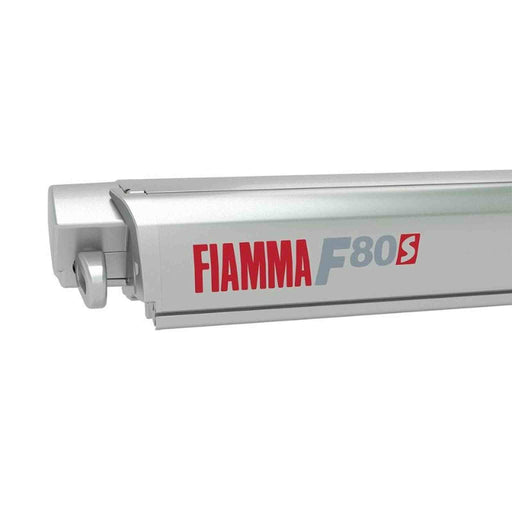 Fiamma | F80 S Roof-Mount Awning with Winch Crank and Support Legs for Vans and RVs - 400 Titanium 13'2" - 8'2" extension