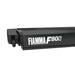 Fiamma | F80 S Roof-Mount Awning with Winch Crank and Support Legs for Vans and RVs - 400 Deep Black 13'2" - 8'2" extension