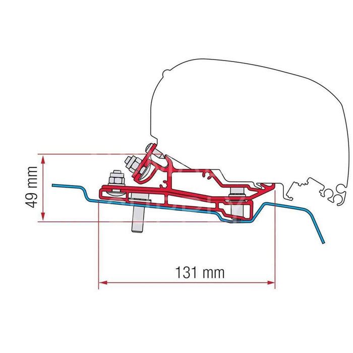 Fiamma | F80S & F65 Eagle Awning Mounting Bracket Kit for Ford Transit Vans