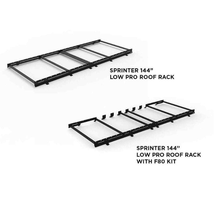 Flatline Van Co. | Low Pro Roof Rack for Mercedes Sprinter 144" High Roof