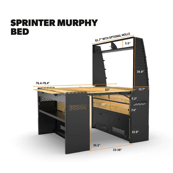 Flatline Van Co. | Sprinter Van Murphy Bed