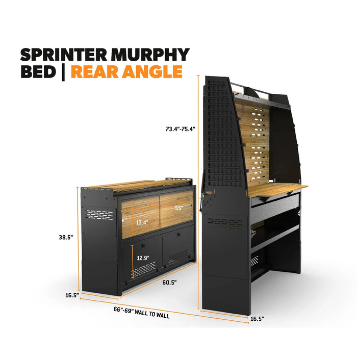 Flatline Van Co. | Sprinter Van Murphy Bed
