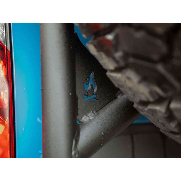 Flatline Van Co. | Sprinter Van Rear Ladder + Tire Carrier