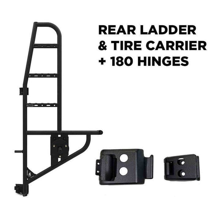 Flatline Van Co. | Sprinter Van Rear Ladder + Tire Carrier