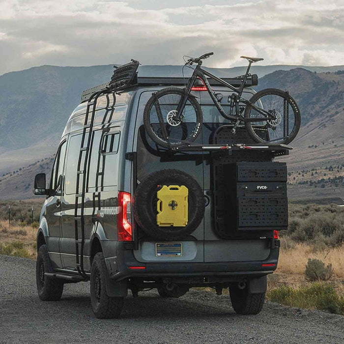 Flatline Van Co | Sprinter Van Rear Tire Carrier
