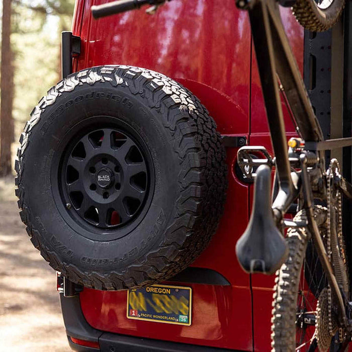Flatline Van Co | Sprinter Van Rear Tire Carrier