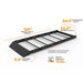 Flatline Van Co. | Sprinter Van Standard Roof Rack | 144" High Roof