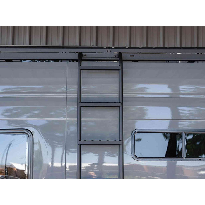 Flatline Van Co | Transit Trail Side Ladder for Mid Roof Vans