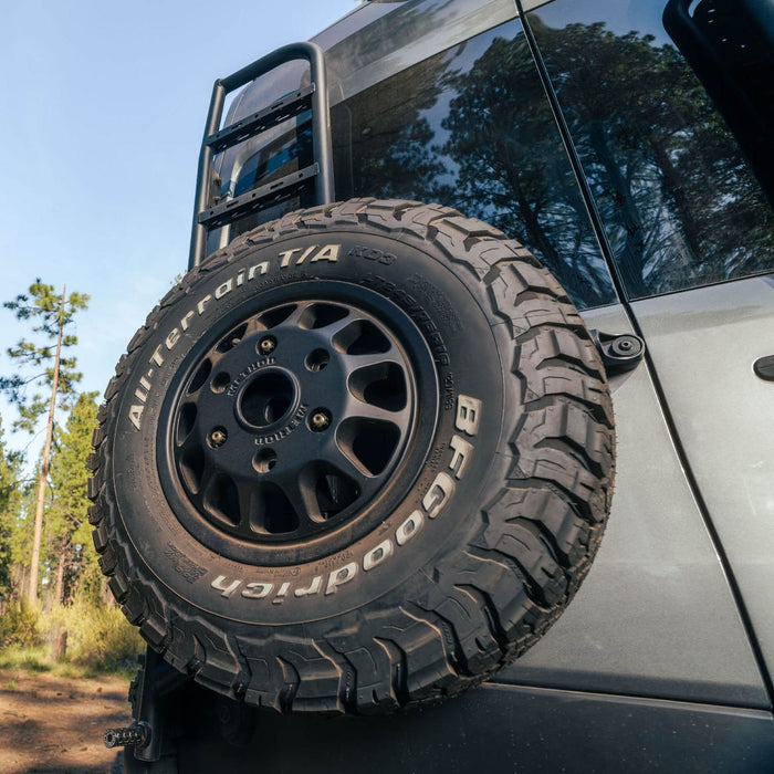 Flatline Van Co. | Transit Van Rear Ladder + Tire Carrier