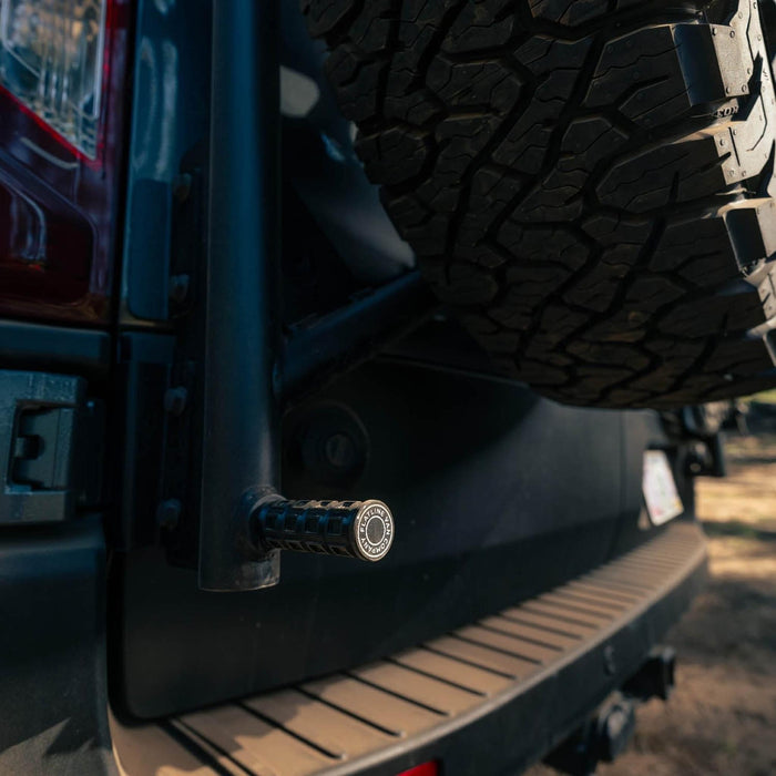 Flatline Van Co. | Transit Van Rear Ladder + Tire Carrier