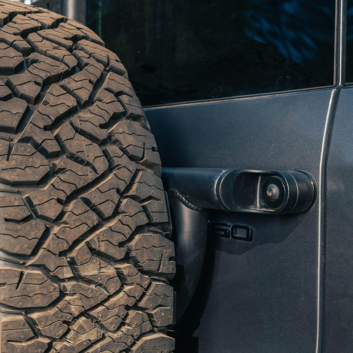 Flatline Van Co. | Transit Van Rear Ladder + Tire Carrier