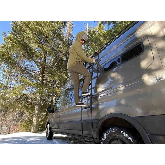 Flatline Van Co | Transit Van Side Ladder for High Roof Vans
