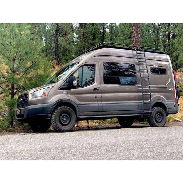 Flatline Van Co | Transit Van Side Ladder for High Roof Vans